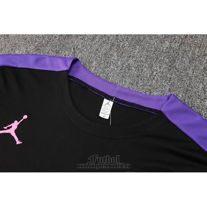 Chandal del Paris Saint-Germain Jordan Manga Corta 2024-2025 Negro - Pantalon Corto